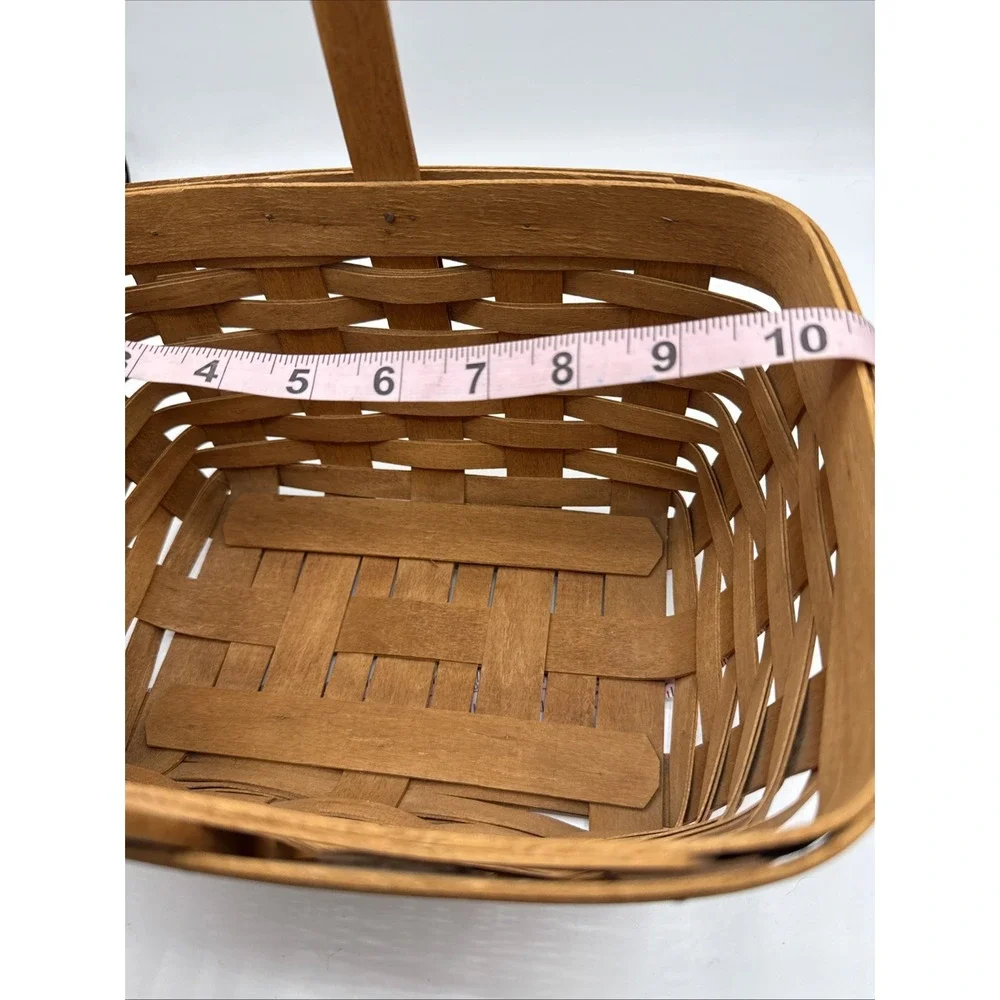 Vintage Longaberger Dresden Basket Swing Handle Small 8x10.